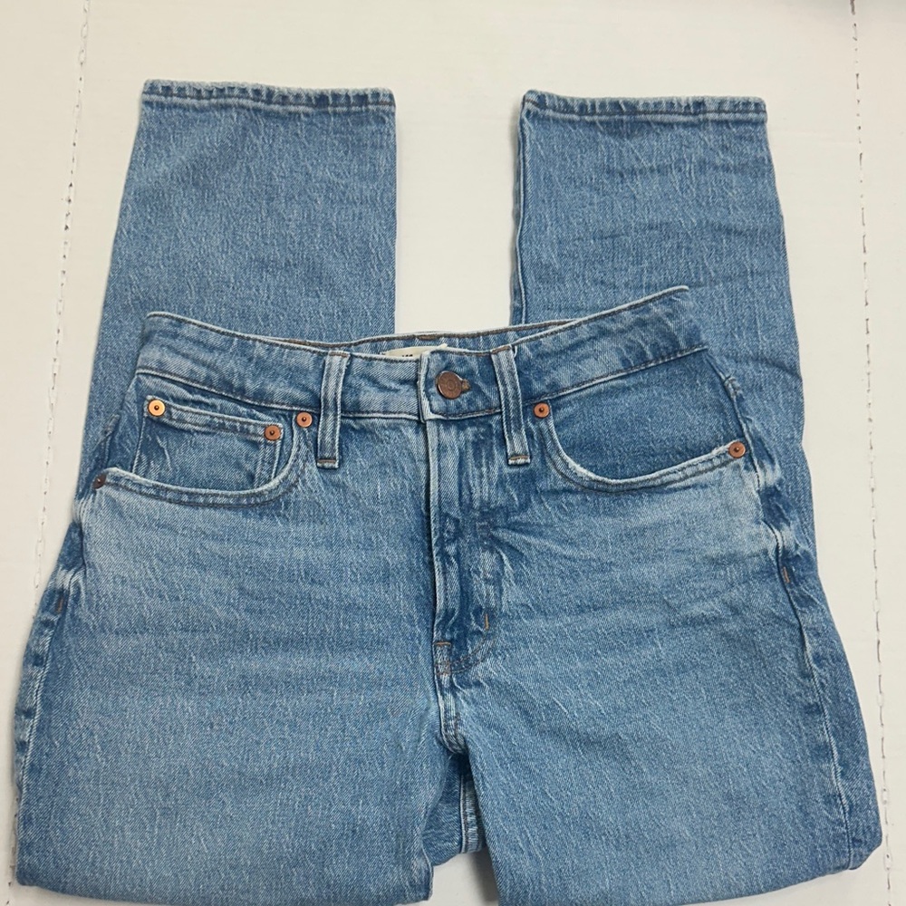 Madewell Light Blue Straight Jeans